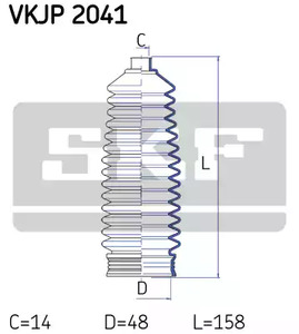 Фото VKJP2041 Комплект пыльника SKF {forloop.counter}}